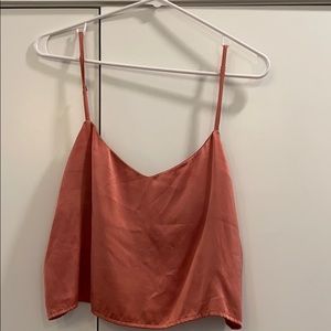 Silk crop camisole